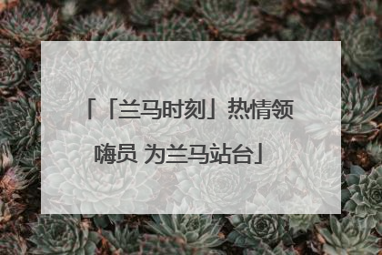 「兰马时刻」热情领嗨员 为兰马站台