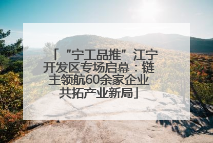 “宁工品推”江宁开发区专场启幕：链主领航60余家企业共拓产业新局