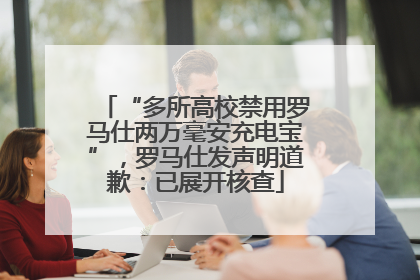 “多所高校禁用罗马仕两万毫安充电宝”，罗马仕发声明道歉：已展开核查