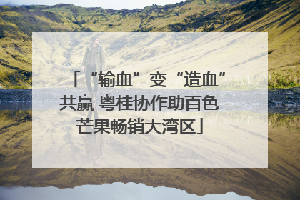 “输血”变“造血”共赢 粤桂协作助百色芒果畅销大湾区