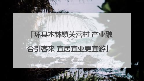环县木钵镇关营村 产业融合引客来 宜居宜业更宜游