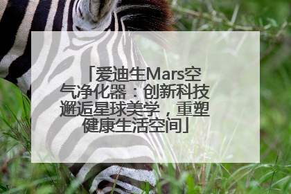 爱迪生Mars空气净化器：创新科技邂逅星球美学，重塑健康生活空间