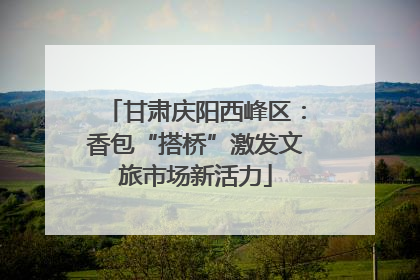 甘肃庆阳西峰区：香包“搭桥”激发文旅市场新活力