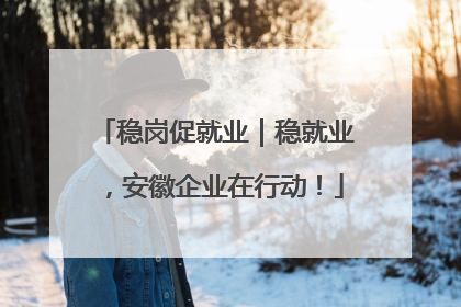 稳岗促就业｜稳就业，安徽企业在行动！