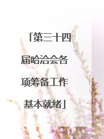 第三十四届哈洽会各项筹备工作基本就绪