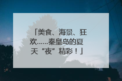美食、海景、狂欢……秦皇岛的夏天“夜”精彩！