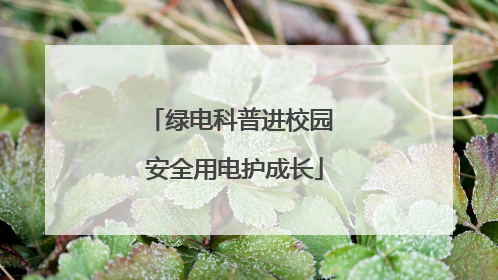 绿电科普进校园 安全用电护成长