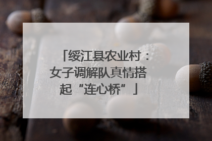 绥江县农业村：女子调解队真情搭起“连心桥”