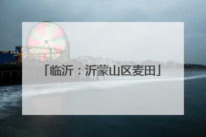 临沂：沂蒙山区麦田