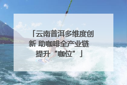 云南普洱多维度创新 助咖啡全产业链提升“咖位”