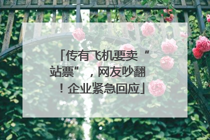 传有飞机要卖“站票”，网友吵翻！企业紧急回应