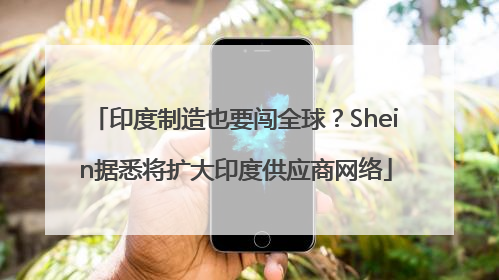 印度制造也要闯全球？Shein据悉将扩大印度供应商网络