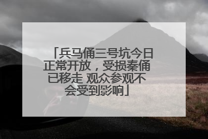 兵马俑三号坑今日正常开放，受损秦俑已移走 观众参观不会受到影响