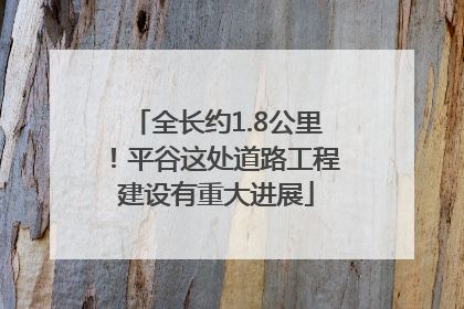 全长约1.8公里！平谷这处道路工程建设有重大进展