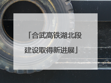 合武高铁湖北段建设取得新进展