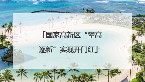 国家高新区“攀高逐新”实现开门红