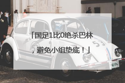 国足1比0绝杀巴林，避免小组垫底！