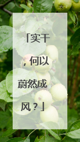 实干，何以蔚然成风？