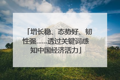 增长稳、态势好、韧性强……透过关键词感知中国经济活力