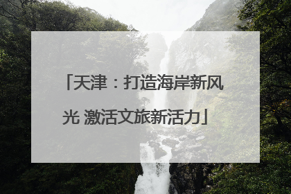 天津：打造海岸新风光 激活文旅新活力