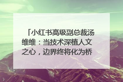 小红书高级副总裁汤维维：当技术深植人文之心，边界终将化为桥梁｜聚焦2025文化强国建设高峰论坛