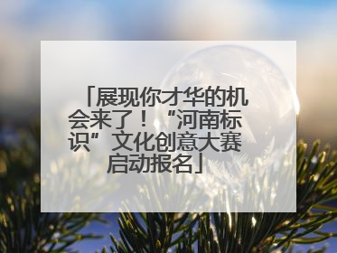 展现你才华的机会来了！“河南标识”文化创意大赛启动报名