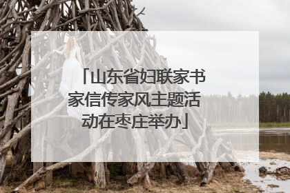 山东省妇联家书家信传家风主题活动在枣庄举办