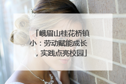 峨眉山桂花桥镇小：劳动赋能成长，实践点亮校园