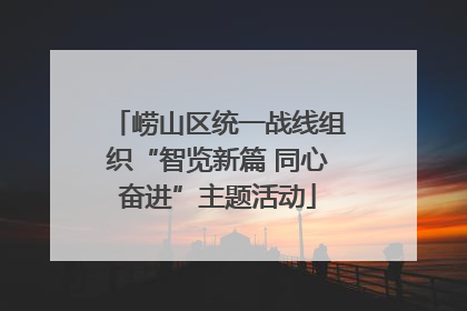 崂山区统一战线组织“智览新篇 同心奋进”主题活动