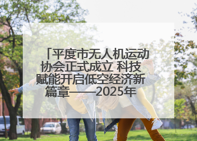 平度市无人机运动协会正式成立 科技赋能开启低空经济新篇章——2025年首届会员大会暨无人机应用发展论坛成功举办