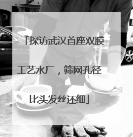 探访武汉首座双膜工艺水厂，筛网孔径比头发丝还细