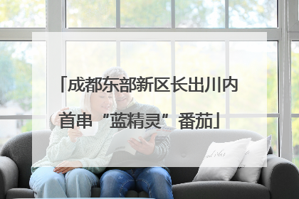成都东部新区长出川内首串“蓝精灵”番茄