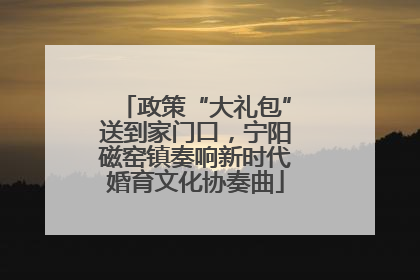 政策“大礼包”送到家门口，宁阳磁窑镇奏响新时代婚育文化协奏曲