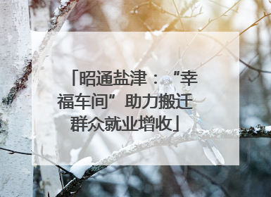 昭通盐津：“幸福车间”助力搬迁群众就业增收