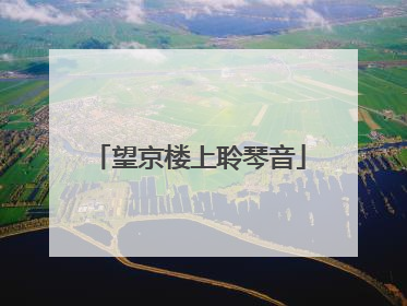 望京楼上聆琴音