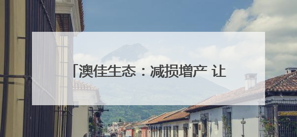 澳佳生态：减损增产 让每一粒麦穗都饱含希望！