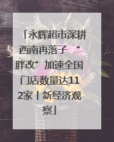 永辉超市深耕西南再落子 “胖改”加速全国门店数量达112家丨新经济观察