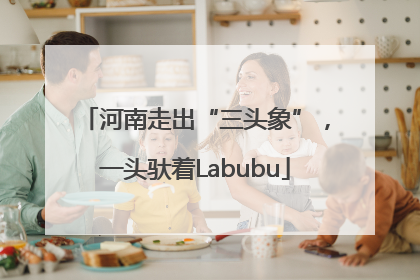河南走出“三头象”，一头驮着Labubu