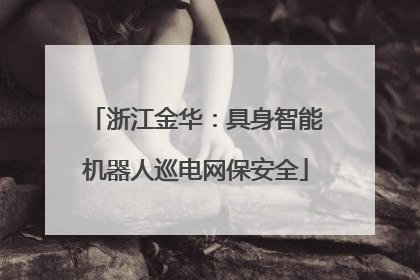 浙江金华：具身智能机器人巡电网保安全
