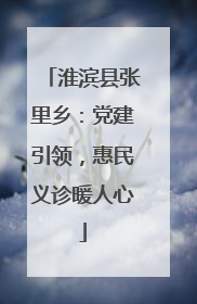 淮滨县张里乡：党建引领，惠民义诊暖人心