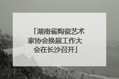 湖南省陶瓷艺术家协会换届工作大会在长沙召开