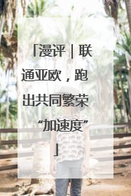 漫评｜联通亚欧，跑出共同繁荣“加速度”