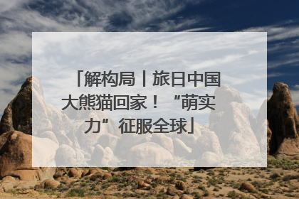 解构局丨旅日中国大熊猫回家！“萌实力”征服全球