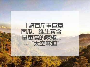 超百斤重巨型南瓜、维生素含量更高的辣椒……“太空味道”在航天育种试验田里拔节生长