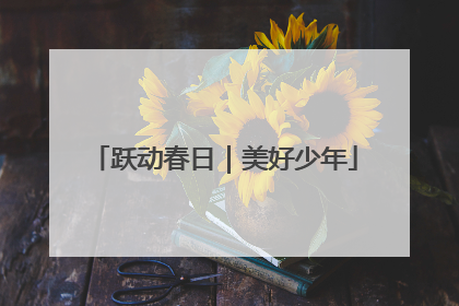 跃动春日｜美好少年