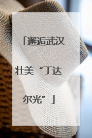 邂逅武汉壮美“丁达尔光”
