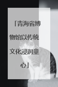 青海省博物馆以传统文化浸润童心