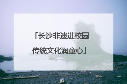 长沙非遗进校园 传统文化润童心