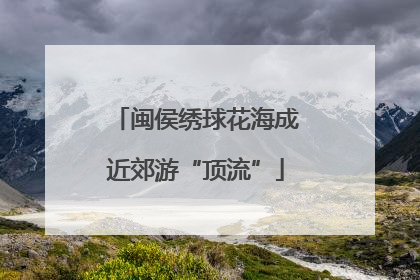 闽侯绣球花海成近郊游“顶流”
