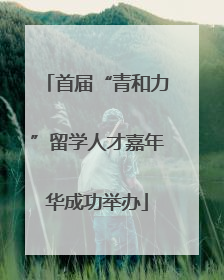 首届“青和力”留学人才嘉年华成功举办